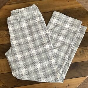Nike Golf Tour Performance Dri-Fit Gray Plaid Pants - Size 10 Preloved